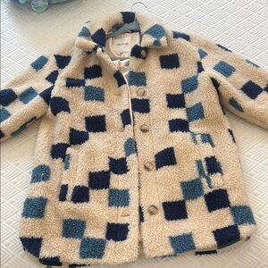 Madewell Sherpa checkerboard jacket